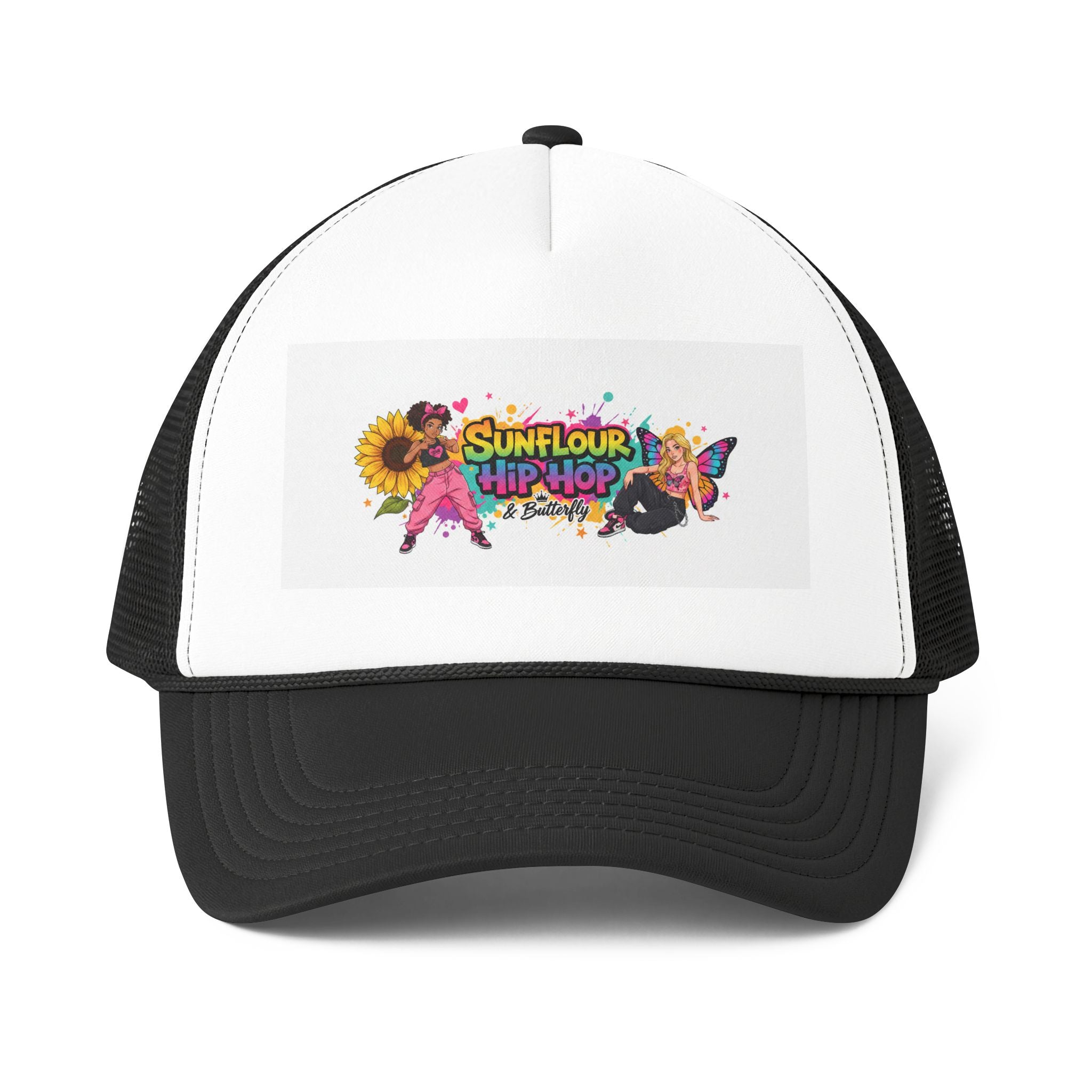 Trucker Cap — 'Sun Tour Hip Hop' Retro Beach Music Mesh Hat