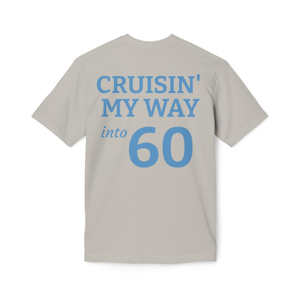 Cruisin' My Way Into 60 T-Shirt — Vintage Route 66 Classic Car Birthday Tee