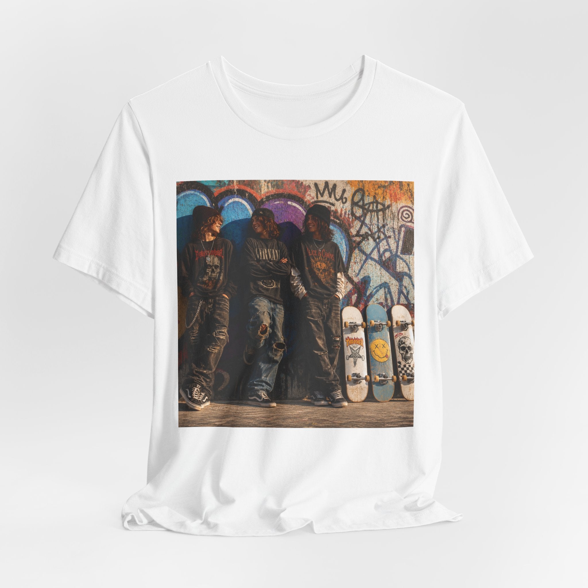 Skate Crew Graphic Tee – Urban Skateboard Art T‑Shirt