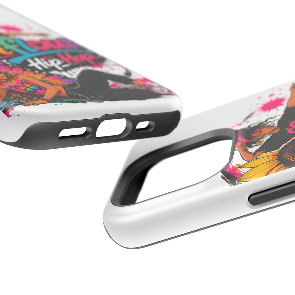 Sunflower Hip Hop Phone Case — Impact-Resistant Protective Case