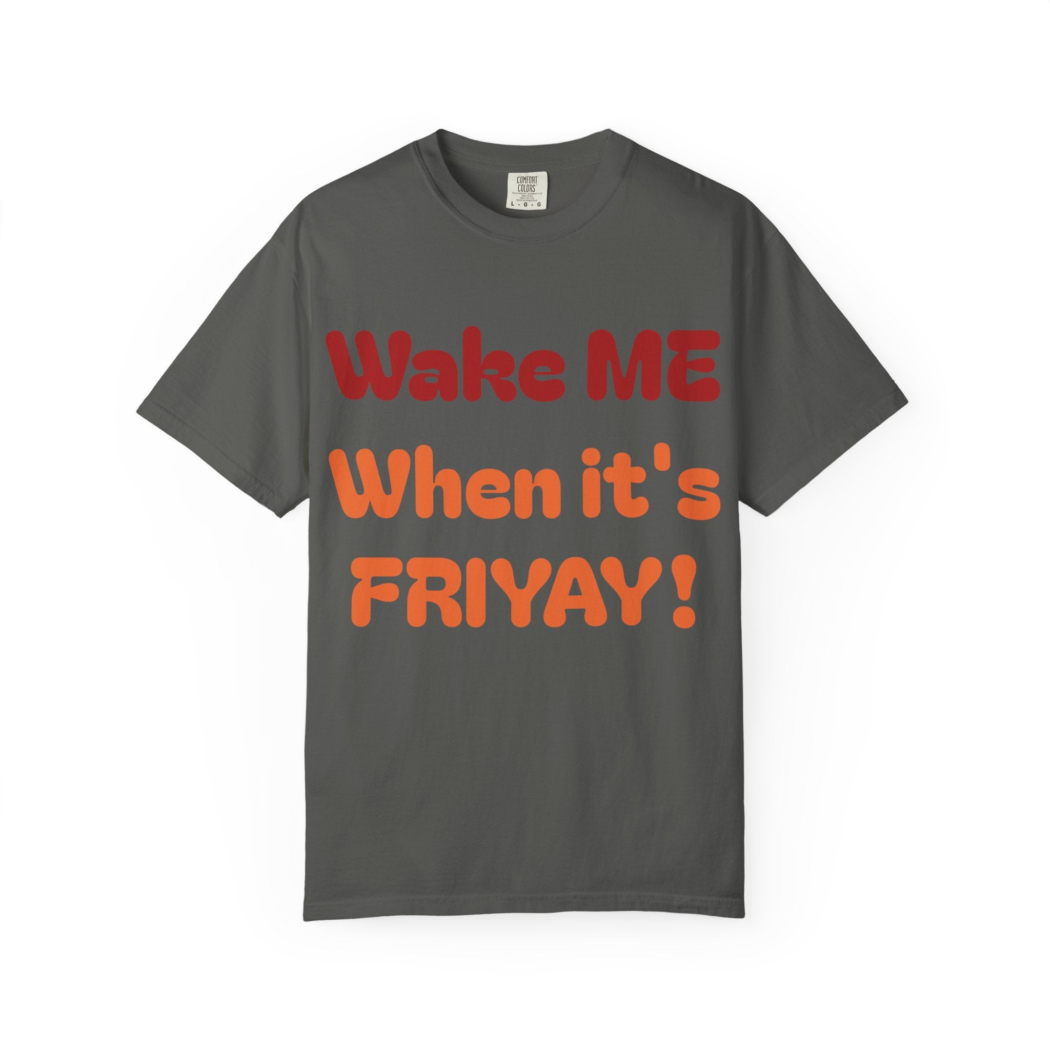 Wake Me When It's Friyay! T-Shirt — 'Midnight Run' Retro Graphic Tee