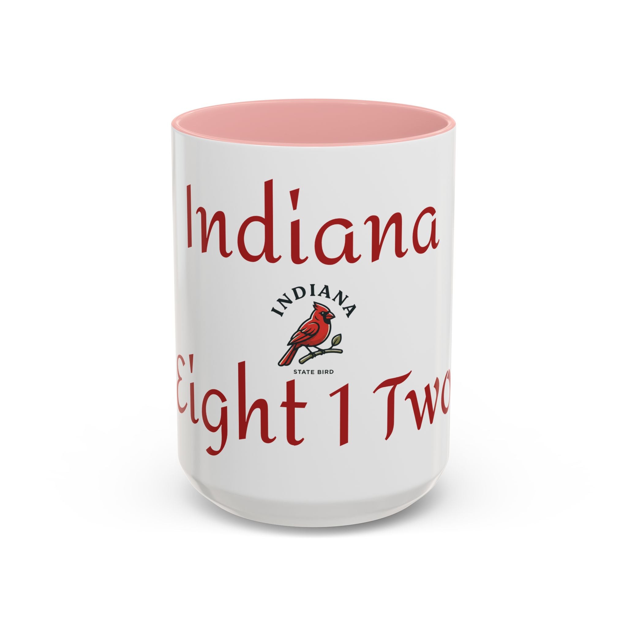 Indiana Cardinal Coffee Mug — State Bird Accent Mug (11/15oz)