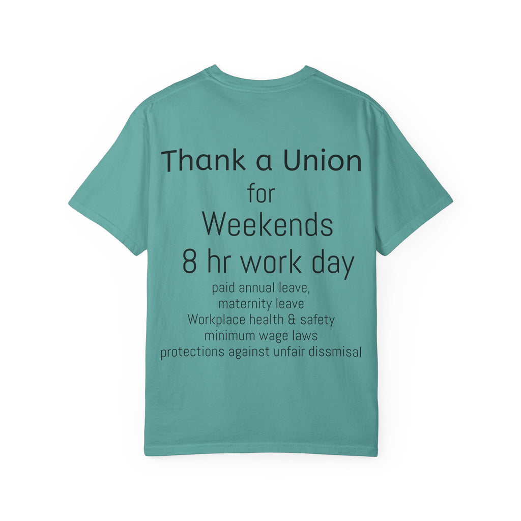Labor Day T-Shirt — 'Thank a Union' Vintage Patriotic Tee