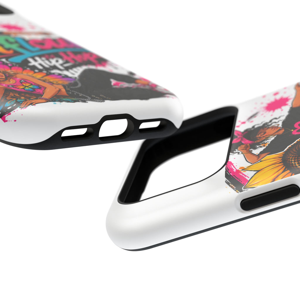 Sunflower Hip Hop Phone Case — Impact-Resistant Protective Case