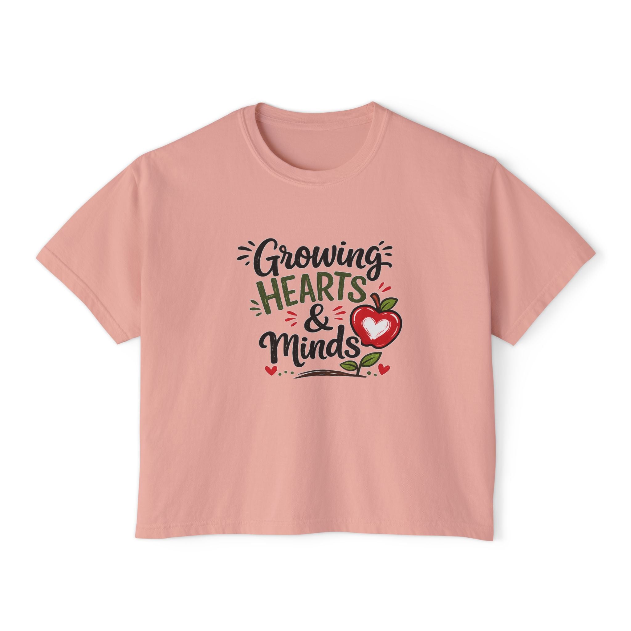 Growing Hearts & Minds Teacher Boxy Tee