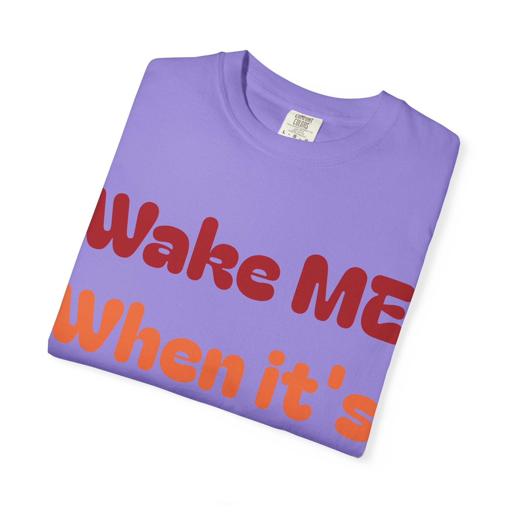 Wake Me When It's Friyay! T-Shirt — 'Midnight Run' Retro Graphic Tee