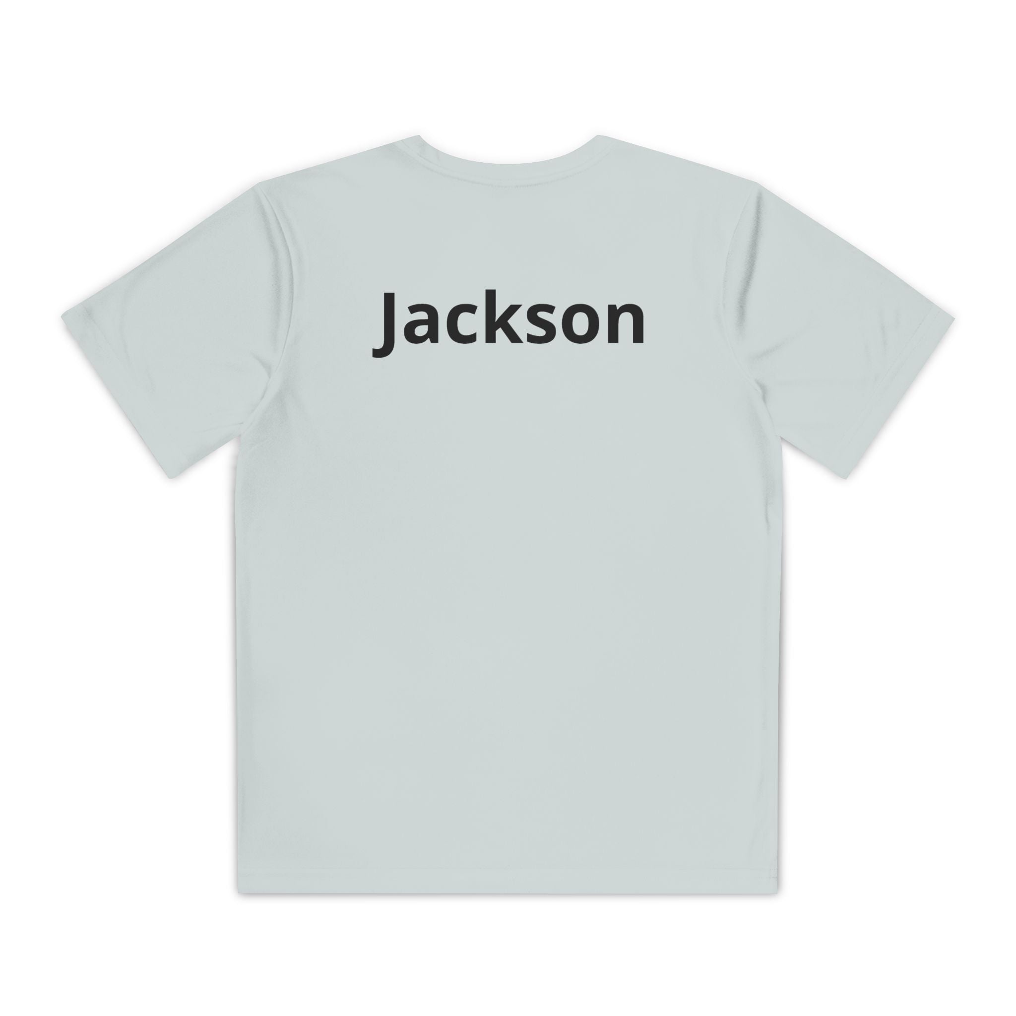Youth Basketball Tee, Back to School — "Focus Work Win" Personalized Name Jersey