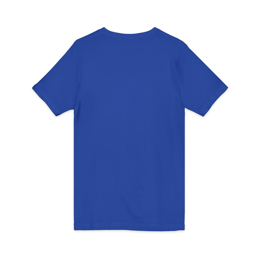 Colorful Donkey V-Neck Tee — Whimsical Farm Animal Graphic Shirt