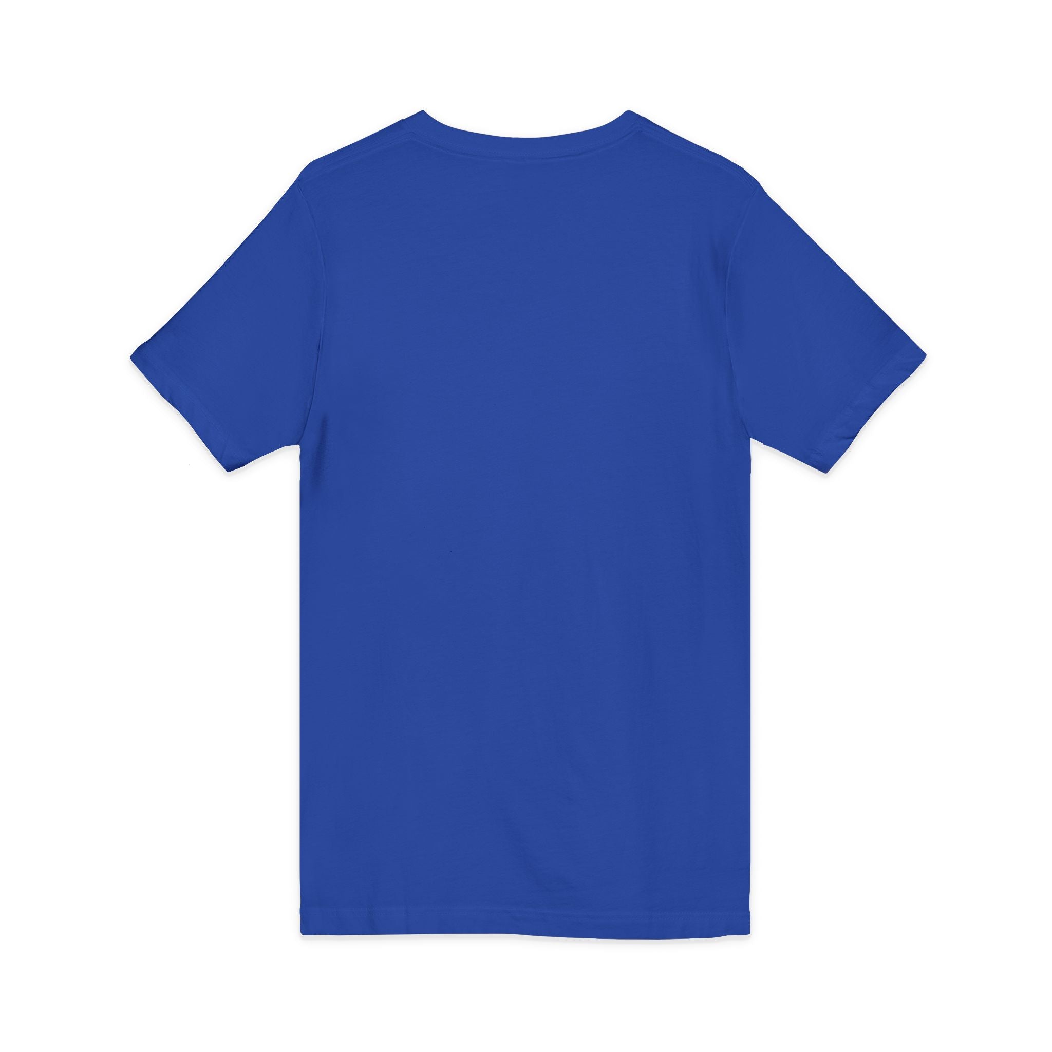 Colorful Donkey V-Neck Tee — Whimsical Farm Animal Graphic Shirt