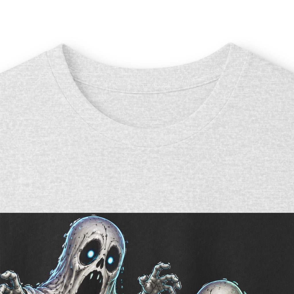 Ghost Duo Long Sleeve Tee — Haunted Spirit Graphic Shirt