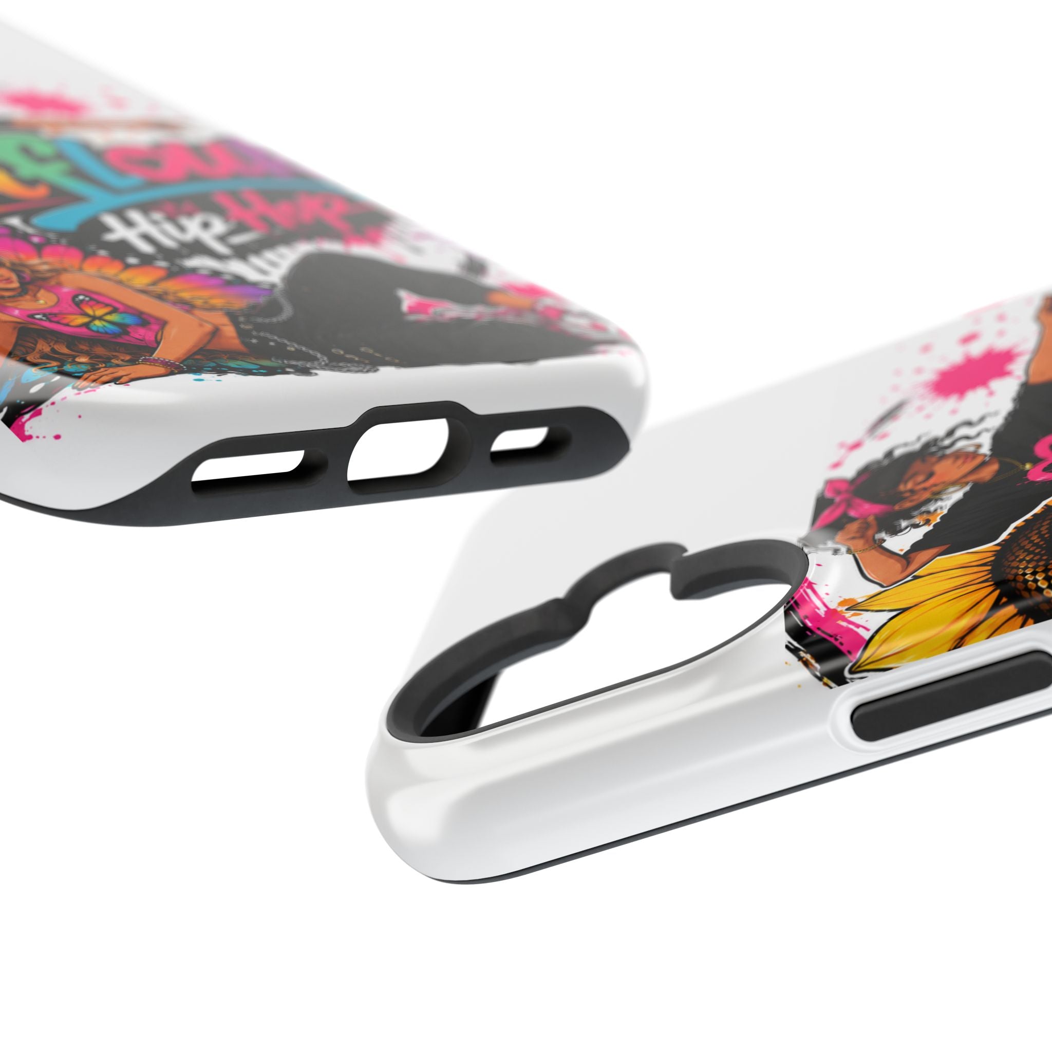 Sunflower Hip Hop Phone Case — Impact-Resistant Protective Case