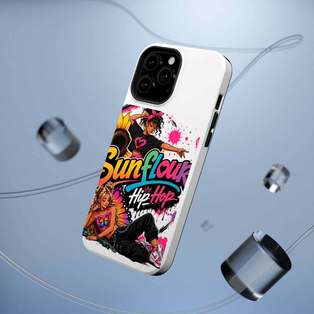 Sunflower Hip Hop Phone Case — Impact-Resistant Protective Case
