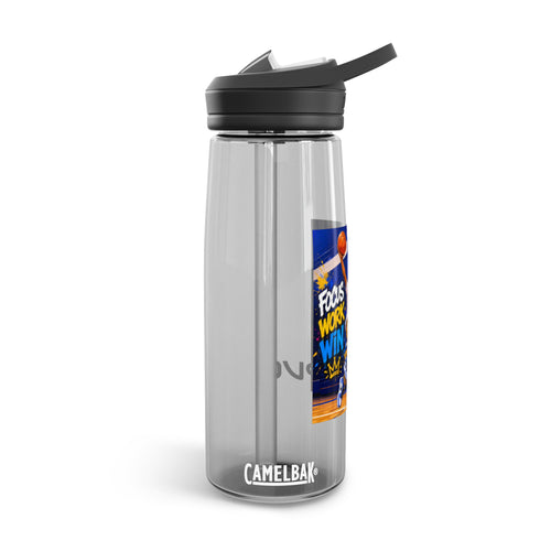 Basketball Motivational Water Bottle – "Focus Work Win" CamelBak Eddy® 20/25oz