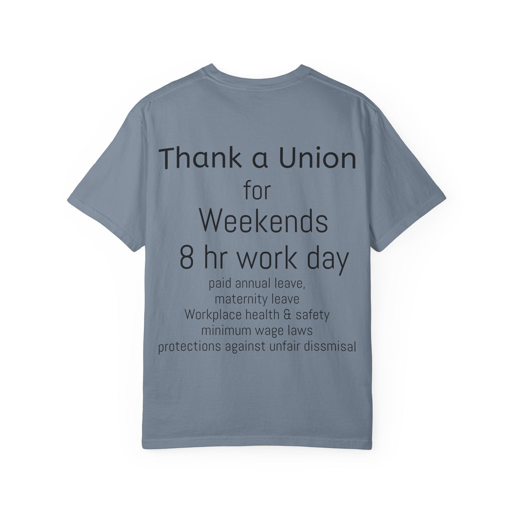Labor Day T-Shirt — 'Thank a Union' Vintage Patriotic Tee