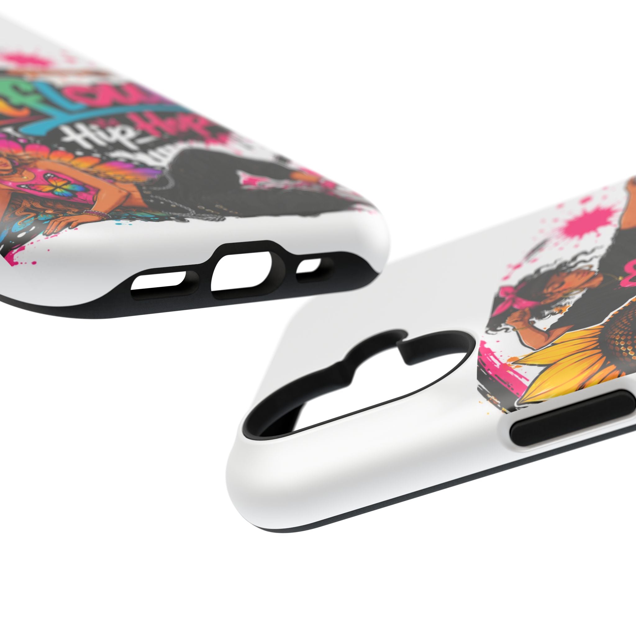 Sunflower Hip Hop Phone Case — Impact-Resistant Protective Case