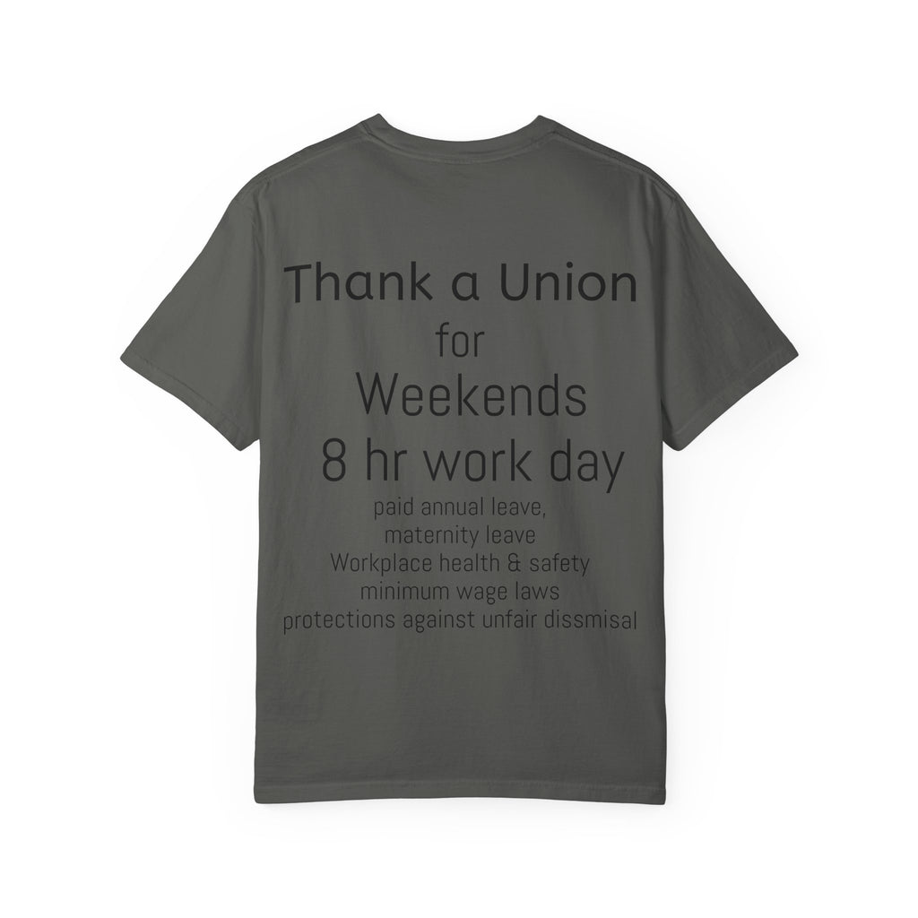 Labor Day T-Shirt — 'Thank a Union' Vintage Patriotic Tee
