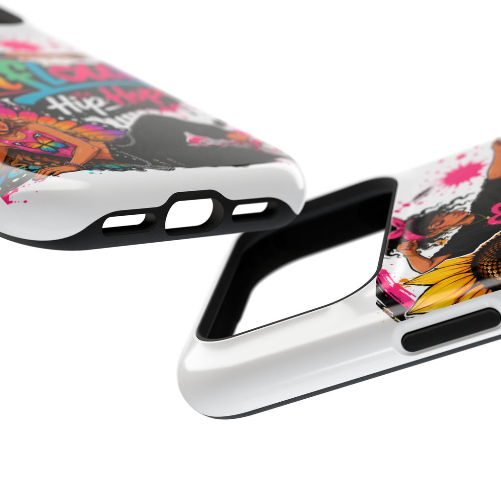 Sunflower Hip Hop Phone Case — Impact-Resistant Protective Case