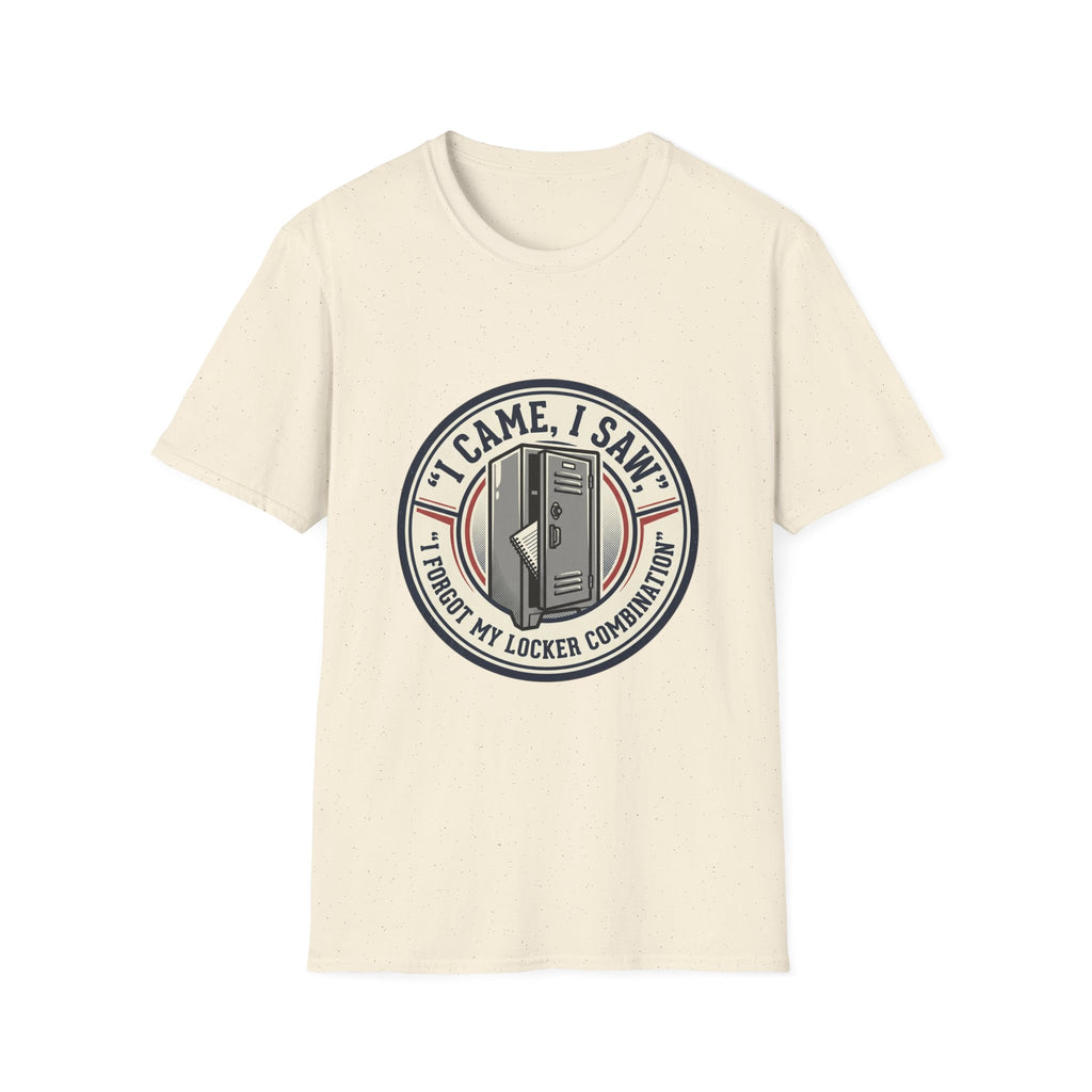 Locker Community T‑Shirt — “I Came, I Saw, I Tidied My Locker” Vintage Locker Room Tee