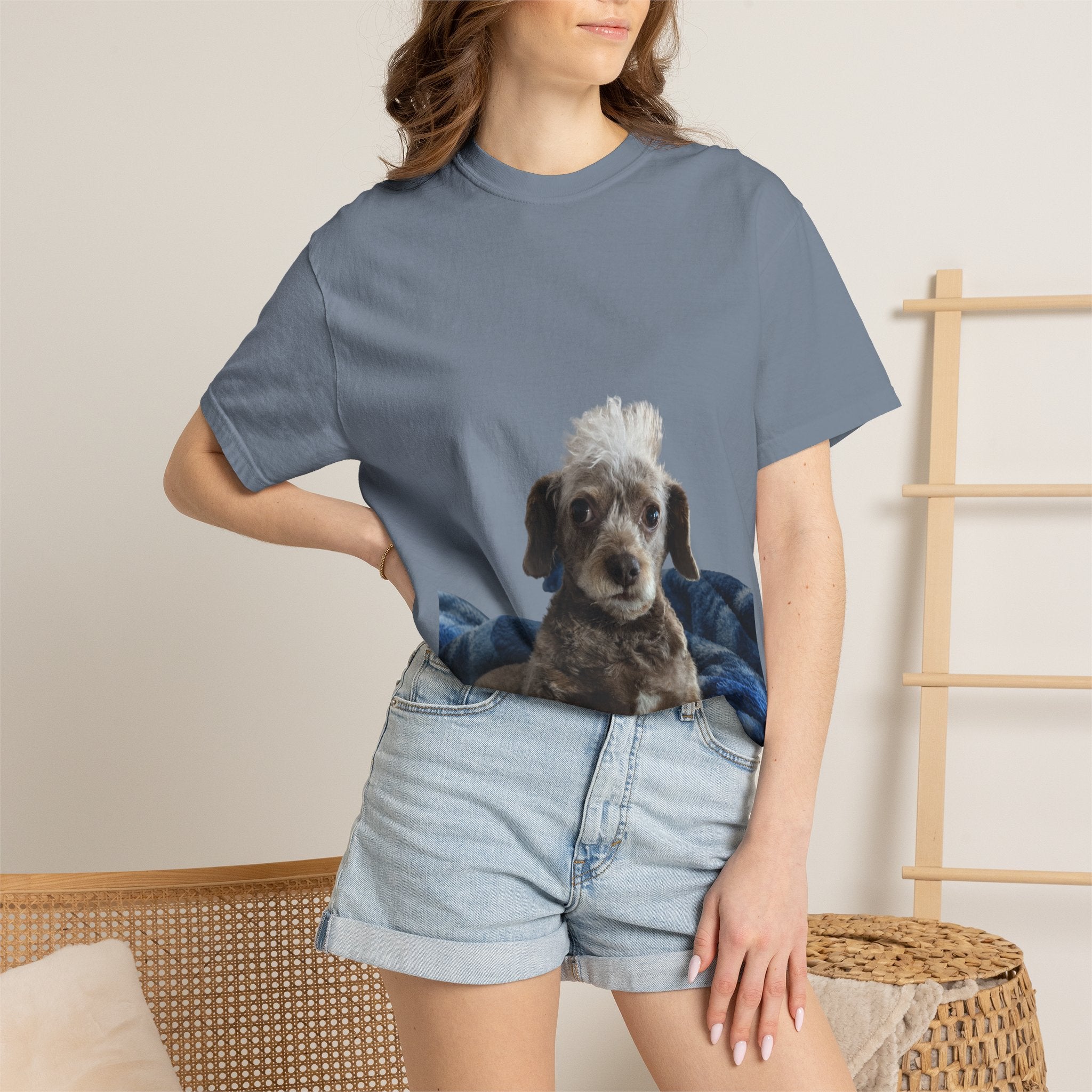 Butch Pet Photo T-Shirt — Custom Dog Portrait Tee