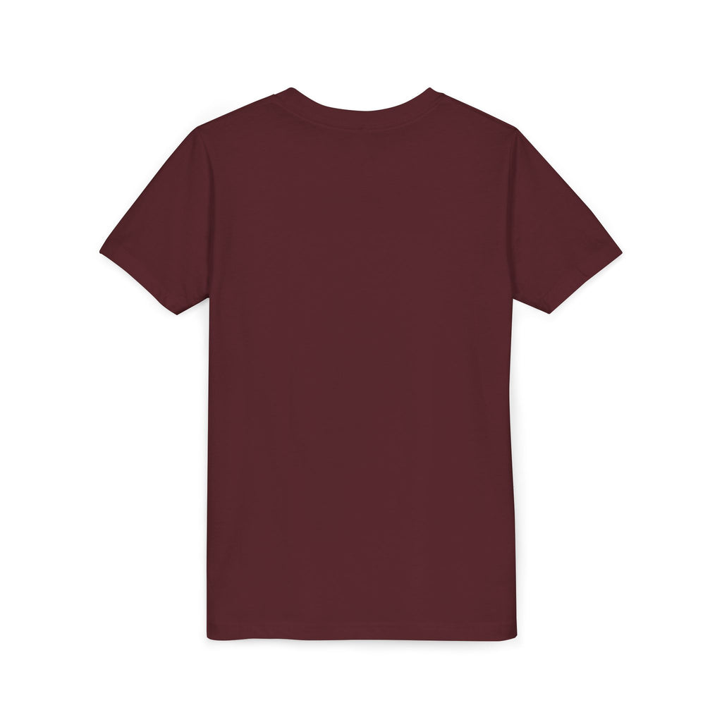 Youth Graphic Tee — Teen Boy Reading by Locker Illustration