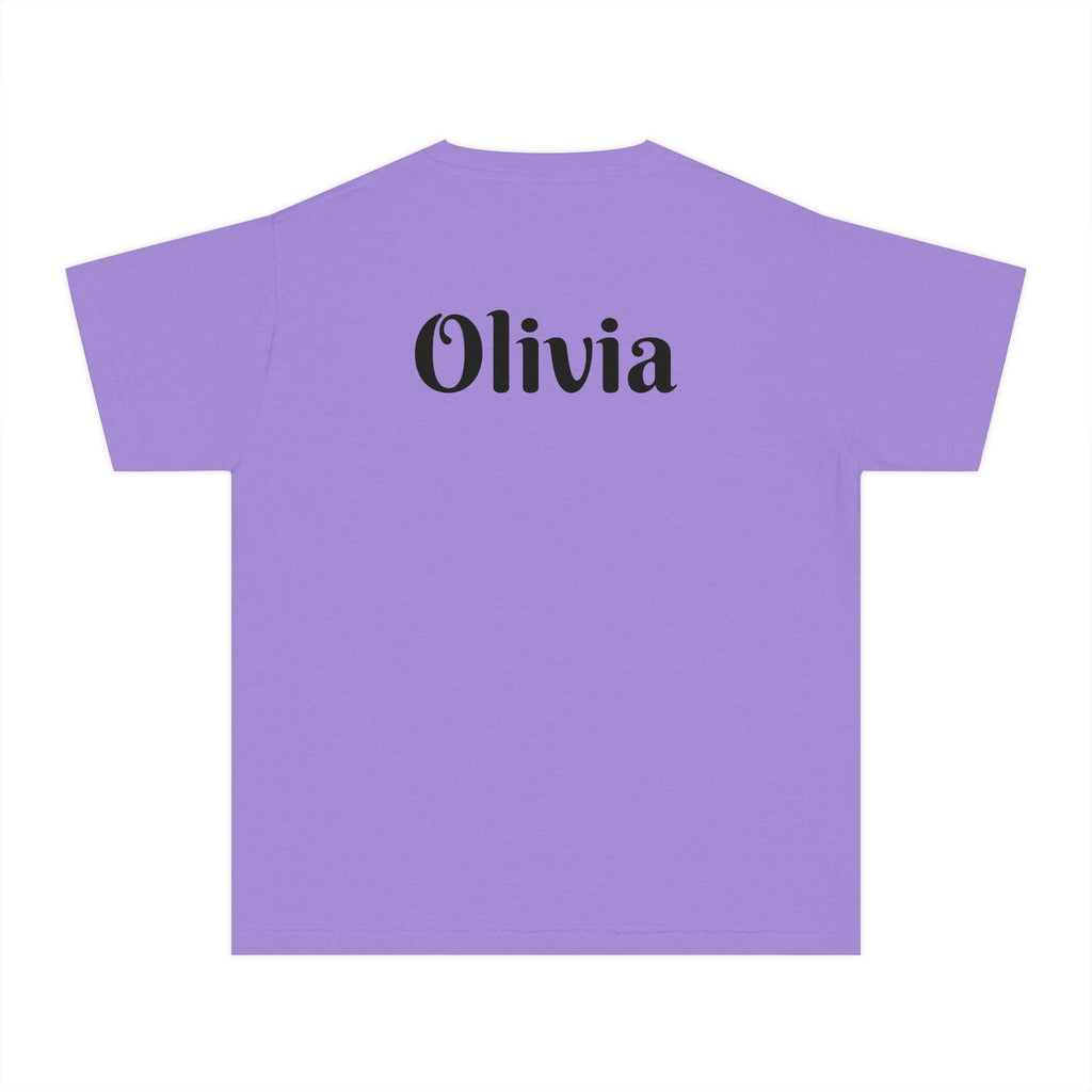 Schoolgirl Locker Youth Tee — Personalized "Olivia" Schoolgirl Locker Graphic Shirt
