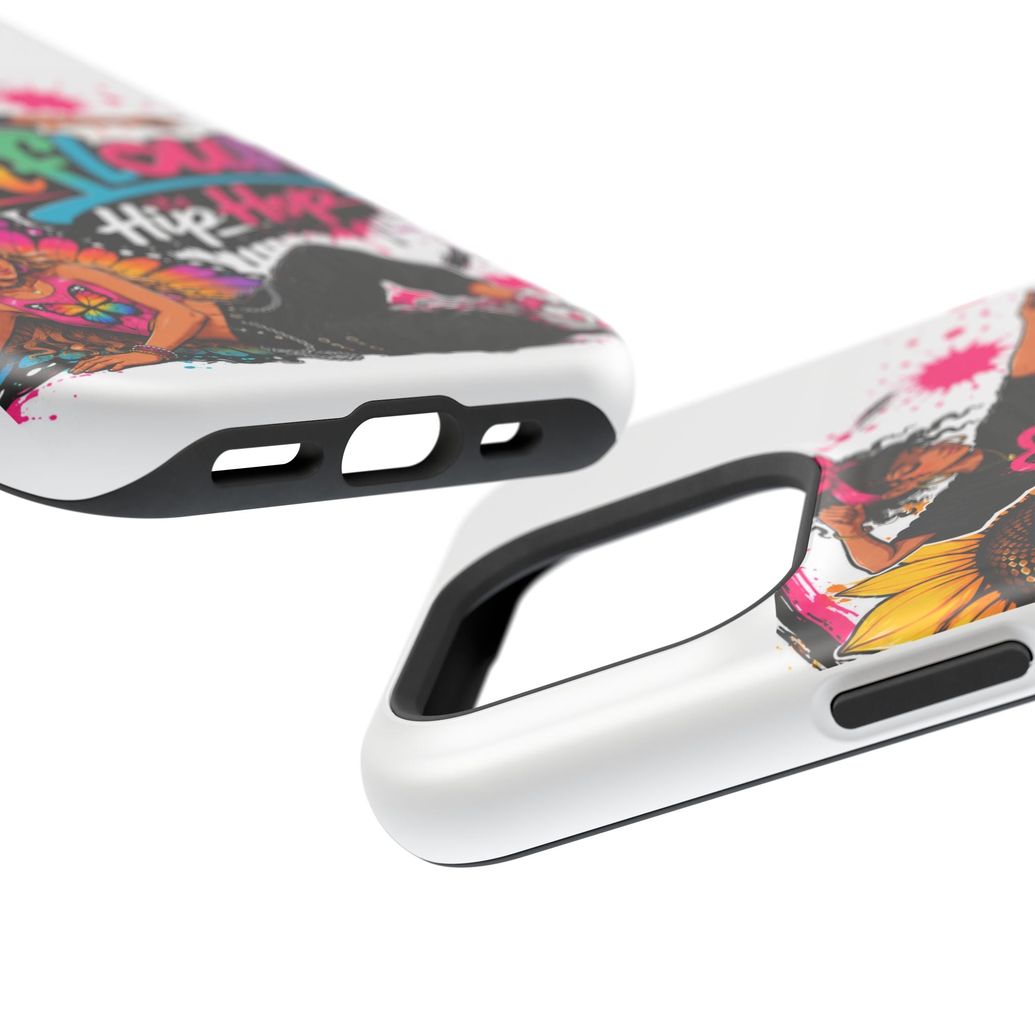 Sunflower Hip Hop Phone Case — Impact-Resistant Protective Case