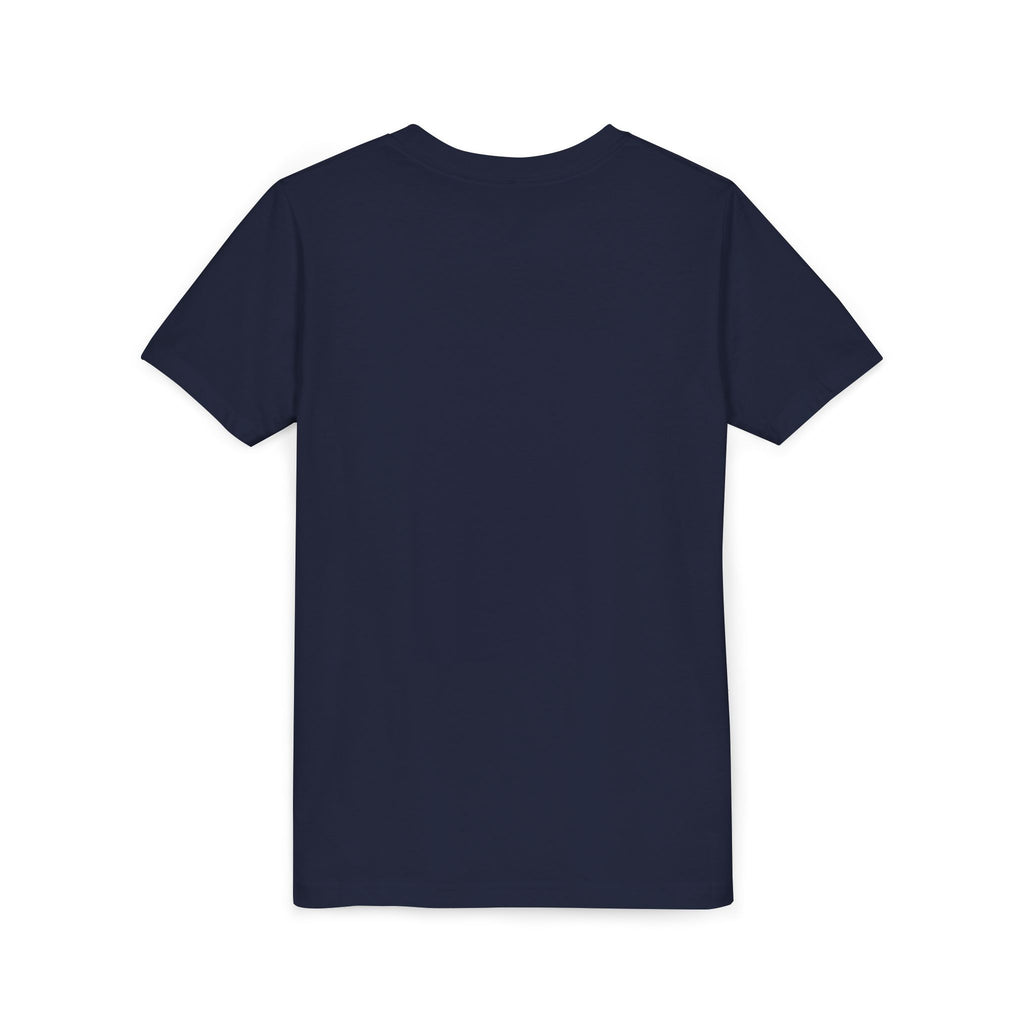 Youth Graphic Tee — Teen Boy Reading by Locker Illustration