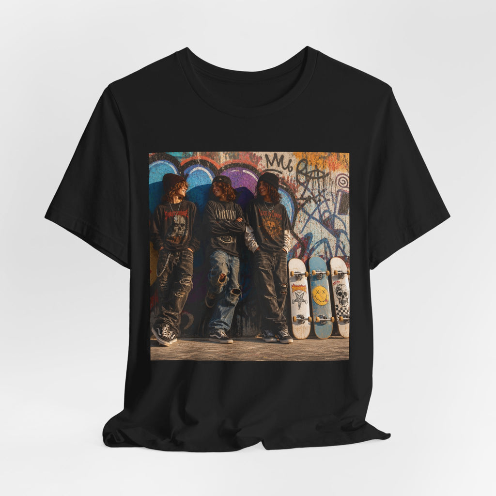 Skate Crew Graphic Tee – Urban Skateboard Art T‑Shirt