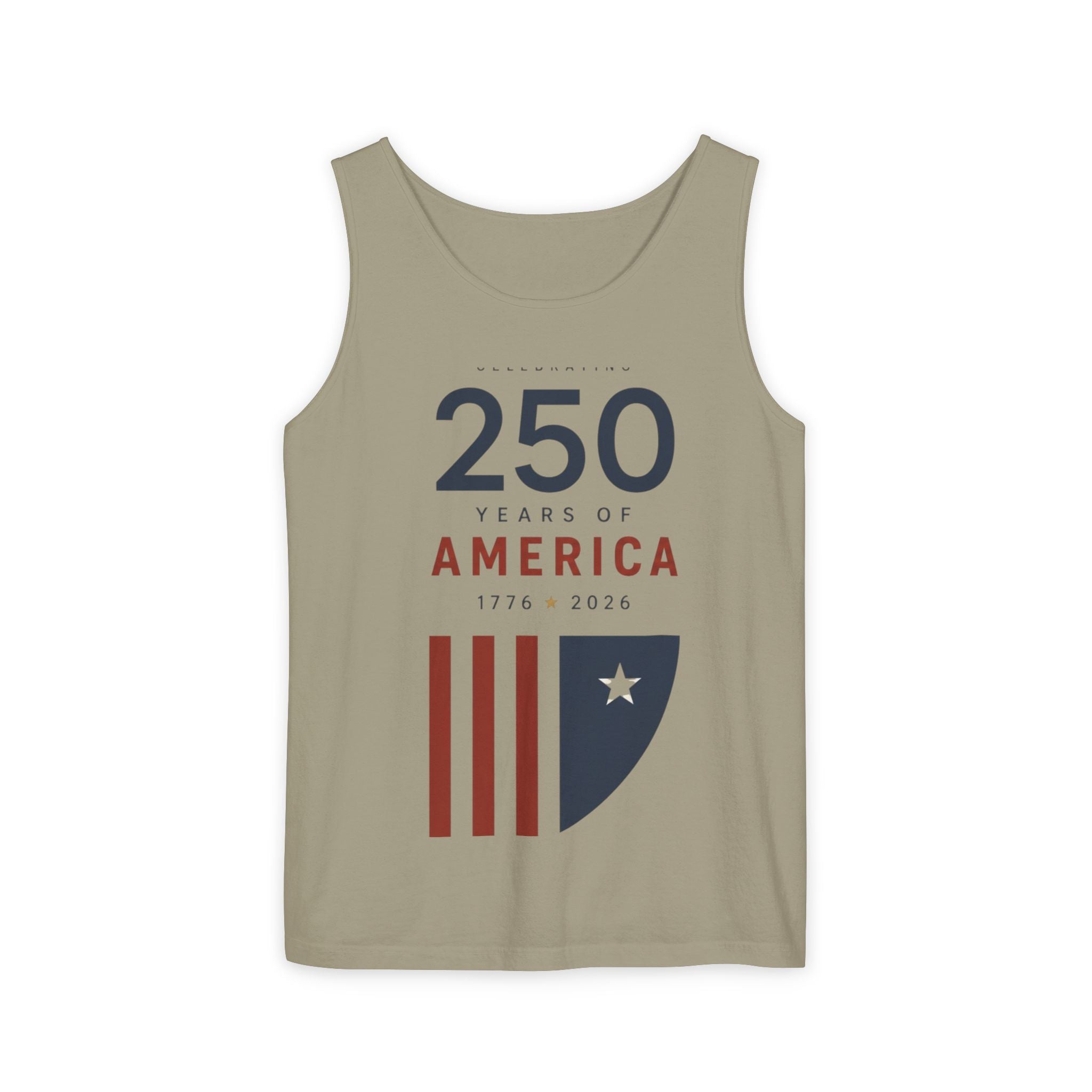 250 Years of America Tank Top — Patriotic 1776–2026 Anniversary Graphic Tank
