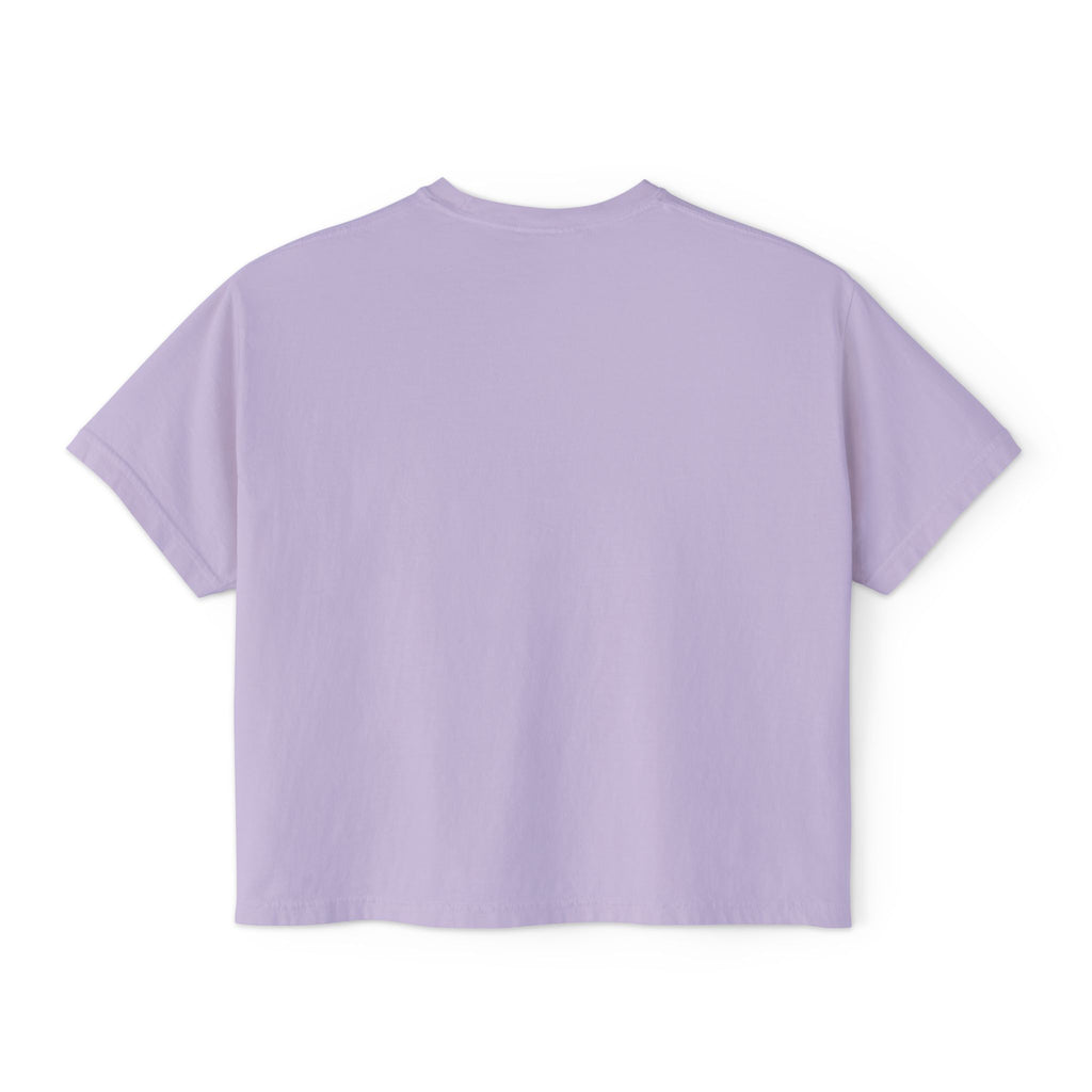 Cute Shiba Inu Coffee Tee — 'in my urge to walk out' Women's Boxy T-Shirt