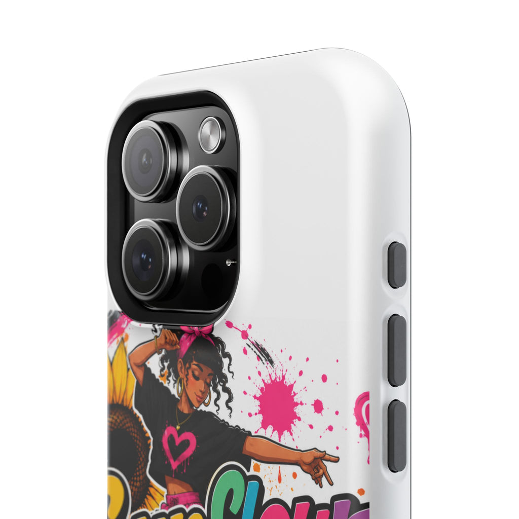 Sunflower Hip Hop Phone Case — Impact-Resistant Protective Case