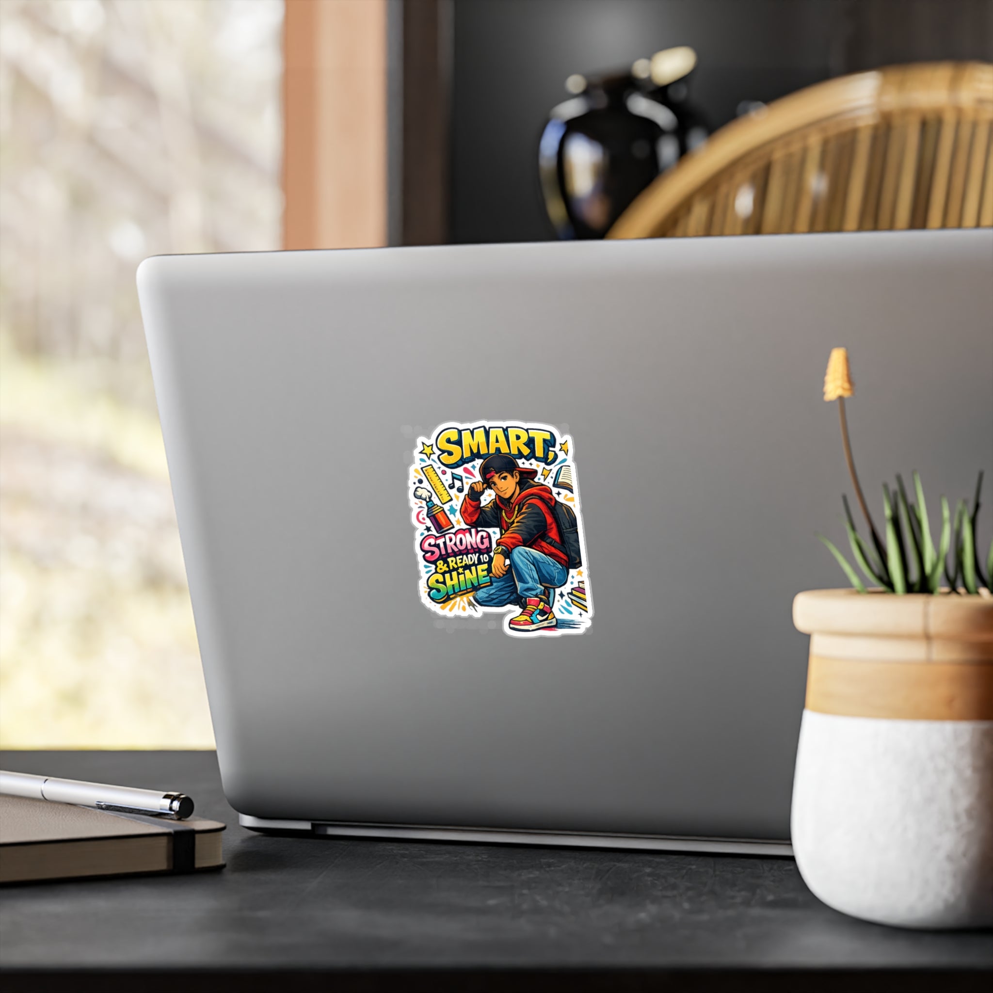 Smart, Strong & Ready to Shine Sticker — Motivational Back-to-School Vinyl Decal