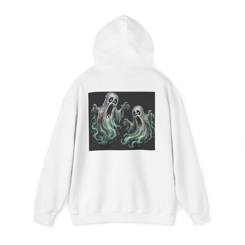 Ghostly Friends Hoodie — Cute Spooky Ghosts Graphic Pullover