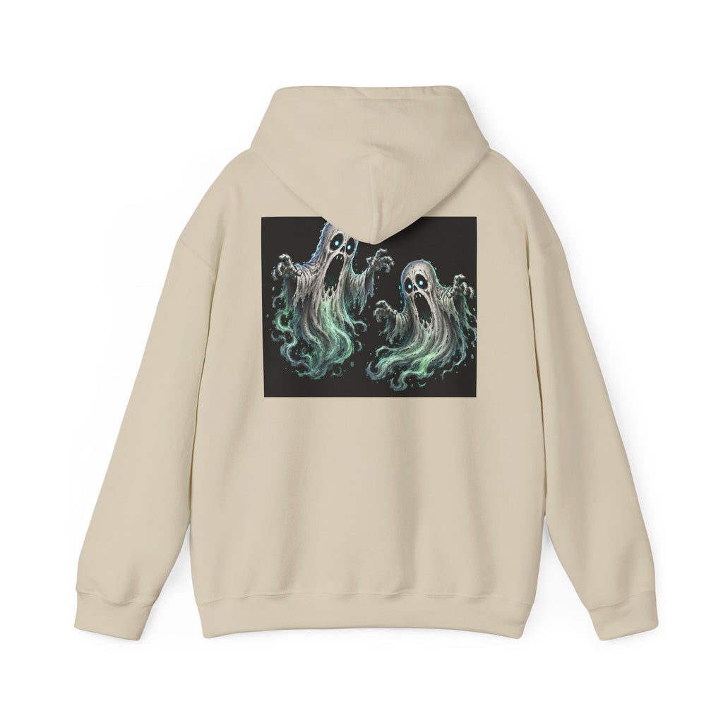 Ghostly Friends Hoodie — Cute Spooky Ghosts Graphic Pullover