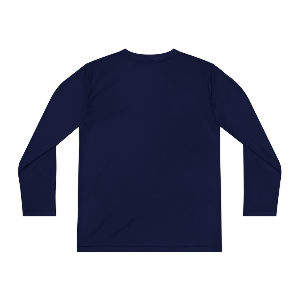 Youth Long Sleeve Tee — Colorful Sneaker Party Graphic