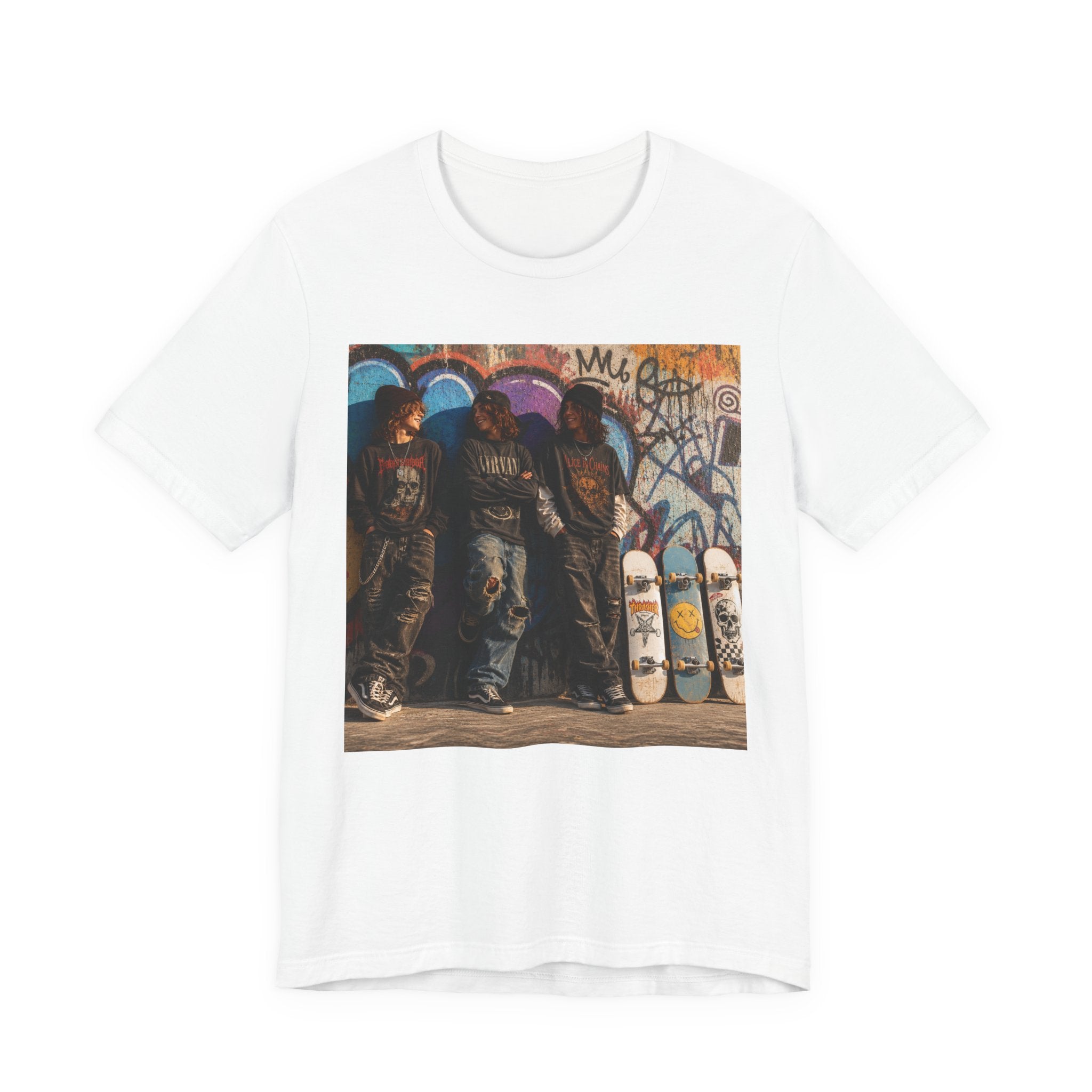 Skate Crew Graphic Tee – Urban Skateboard Art T‑Shirt