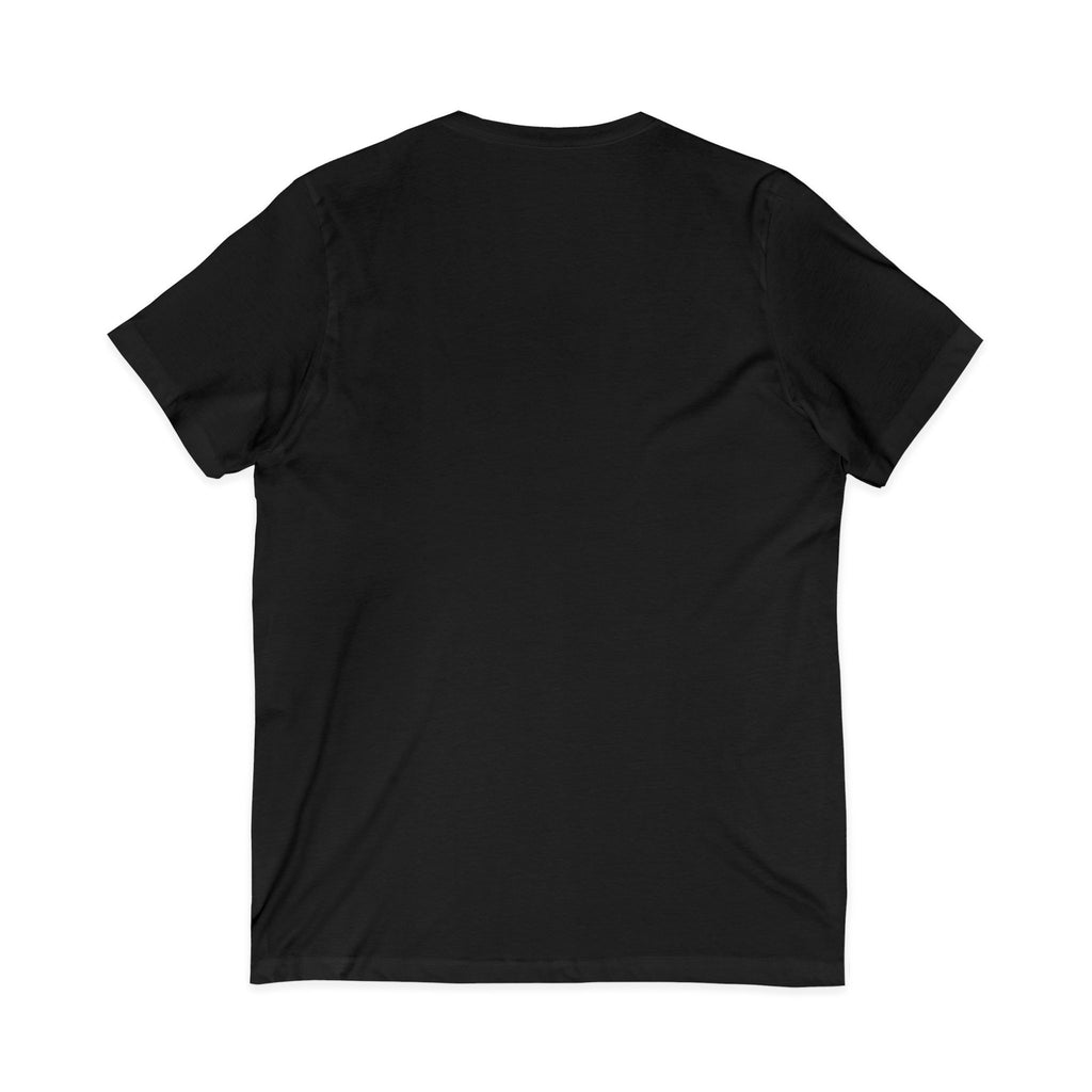 Colorful Donkey V-Neck Tee — Whimsical Farm Animal Graphic Shirt