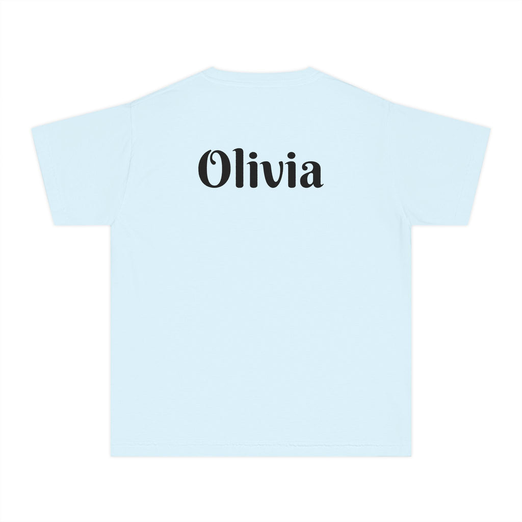 Schoolgirl Locker Youth Tee — Personalized "Olivia" Schoolgirl Locker Graphic Shirt