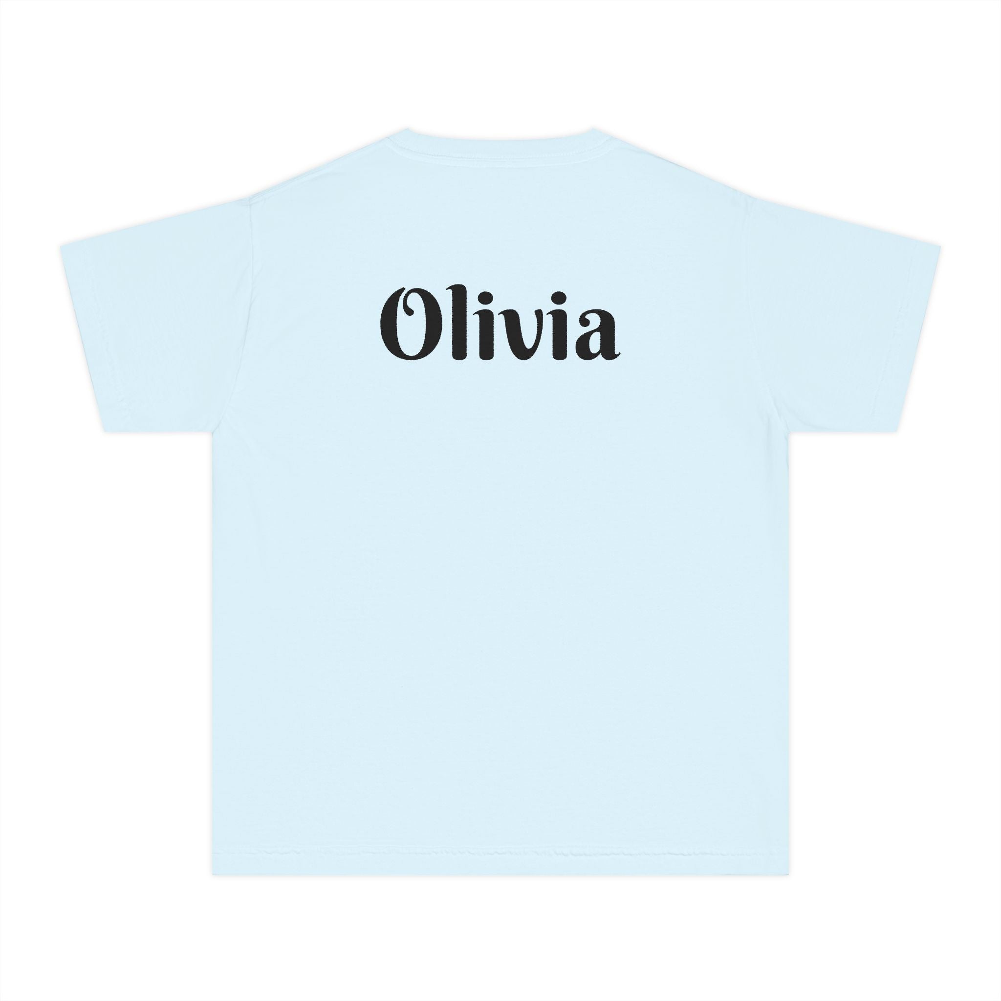 Schoolgirl Locker Youth Tee — Personalized "Olivia" Schoolgirl Locker Graphic Shirt