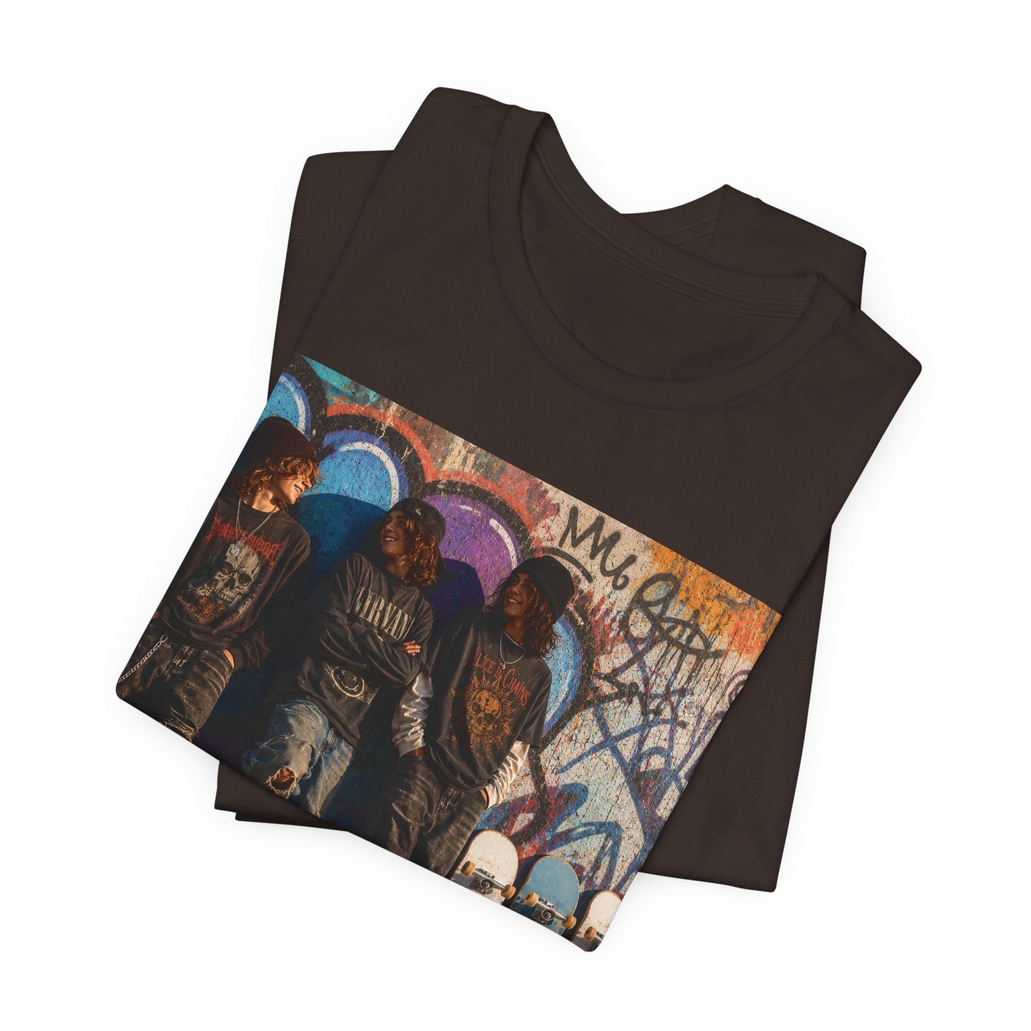 Skate Crew Graphic Tee – Urban Skateboard Art T‑Shirt