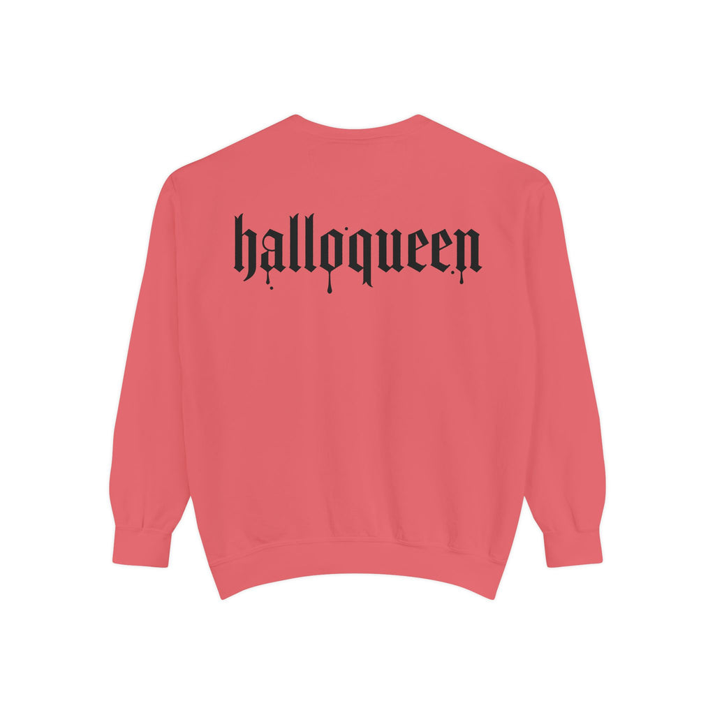 Halloween Sweatshirt — "halloqueen" Ghosts Pullover