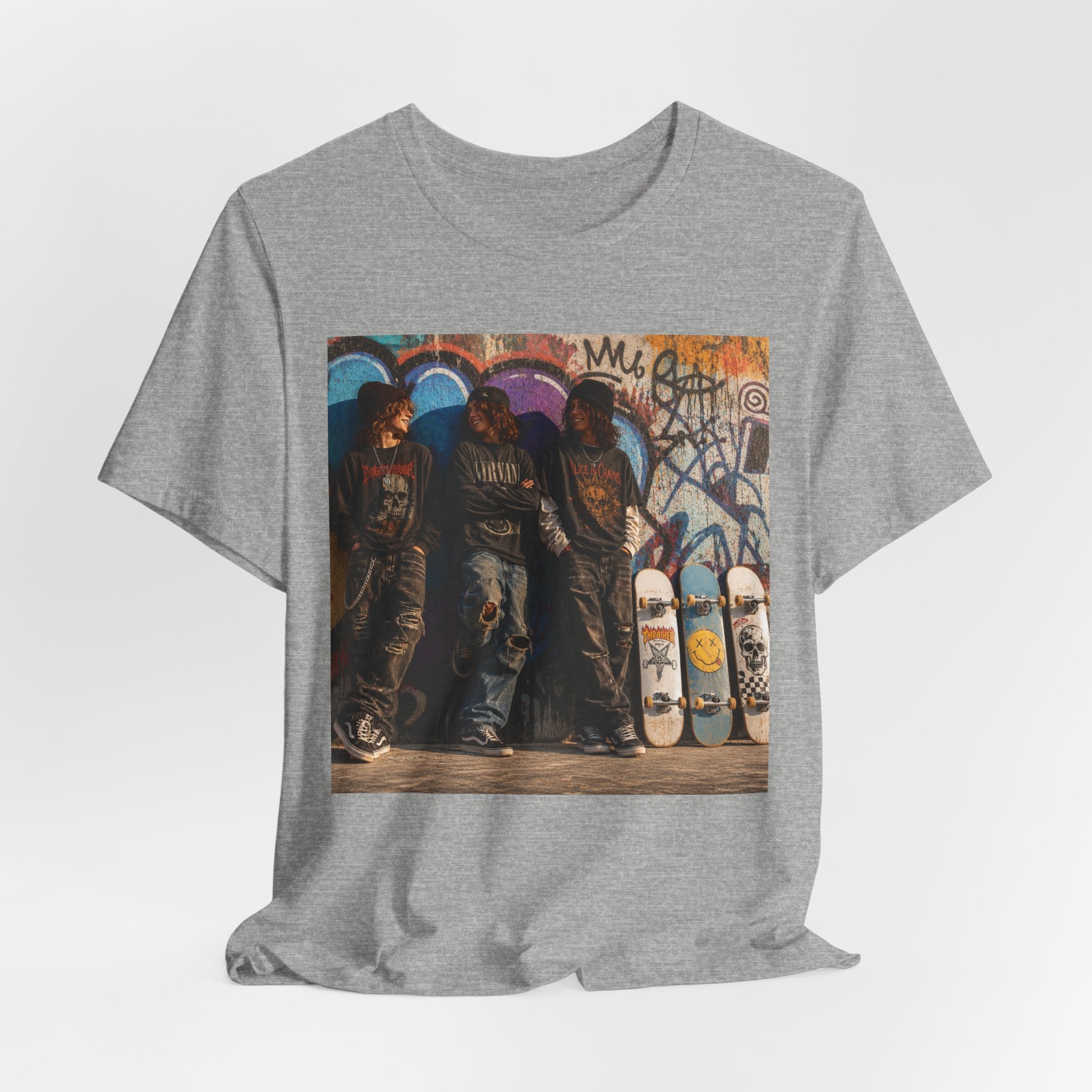 Skate Crew Graphic Tee – Urban Skateboard Art T‑Shirt