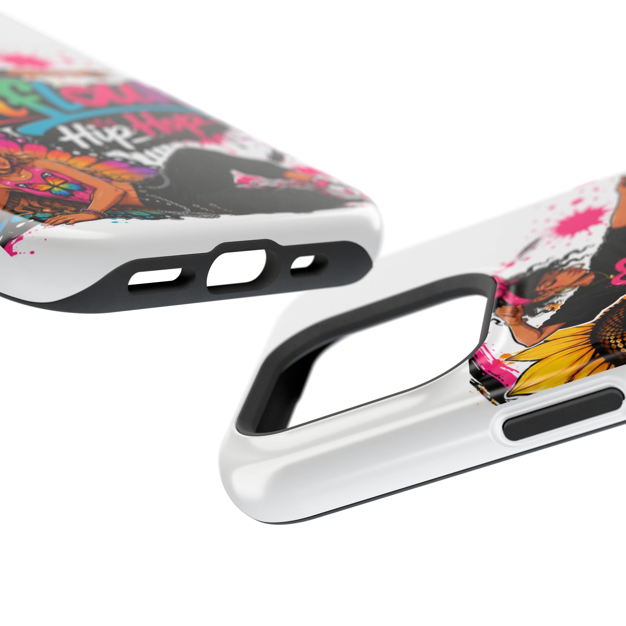Sunflower Hip Hop Phone Case — Impact-Resistant Protective Case