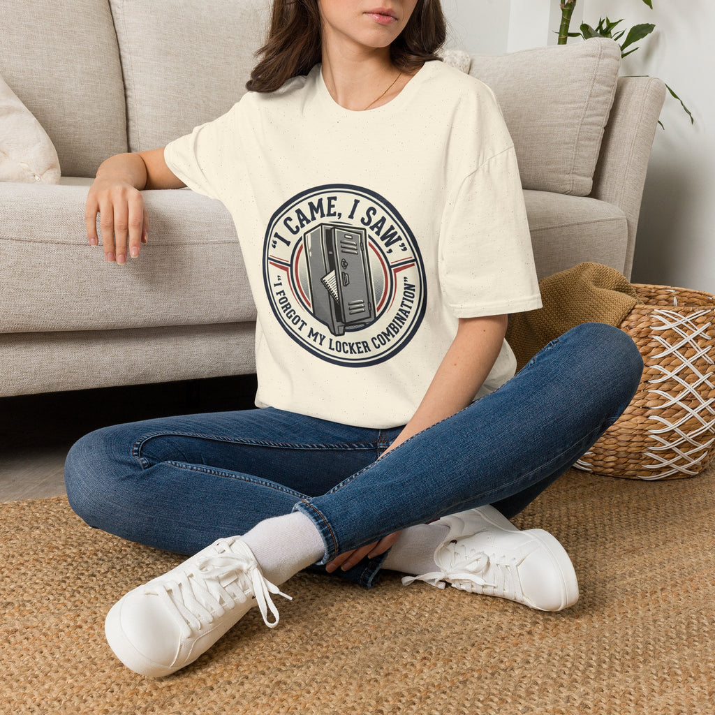 Locker Community T‑Shirt — “I Came, I Saw, I Tidied My Locker” Vintage Locker Room Tee