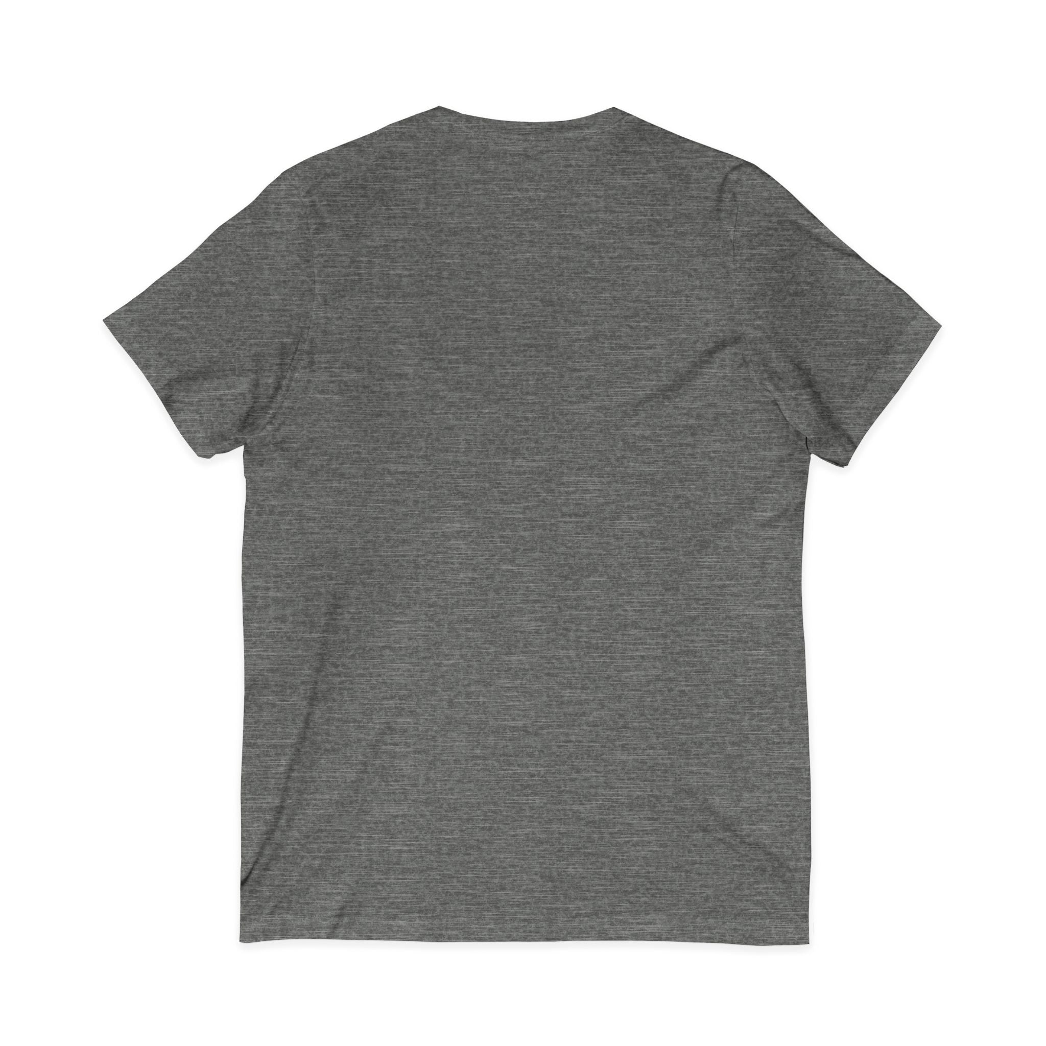 Colorful Donkey V-Neck Tee — Whimsical Farm Animal Graphic Shirt