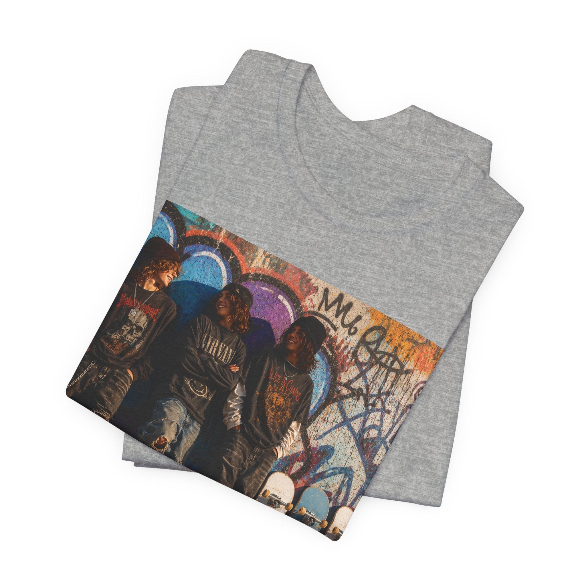 Skate Crew Graphic Tee – Urban Skateboard Art T‑Shirt