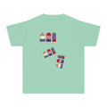 Youth Ice Pop Tee — Patriotic American Flag Popsicle Kids T‑Shirt (Custom Name Option)