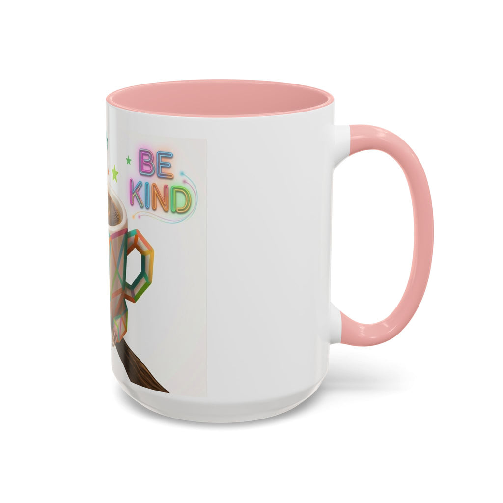 Be Kind Sloth Coffee Mug — Colorful Accent Ceramic Cup (11/15oz)
