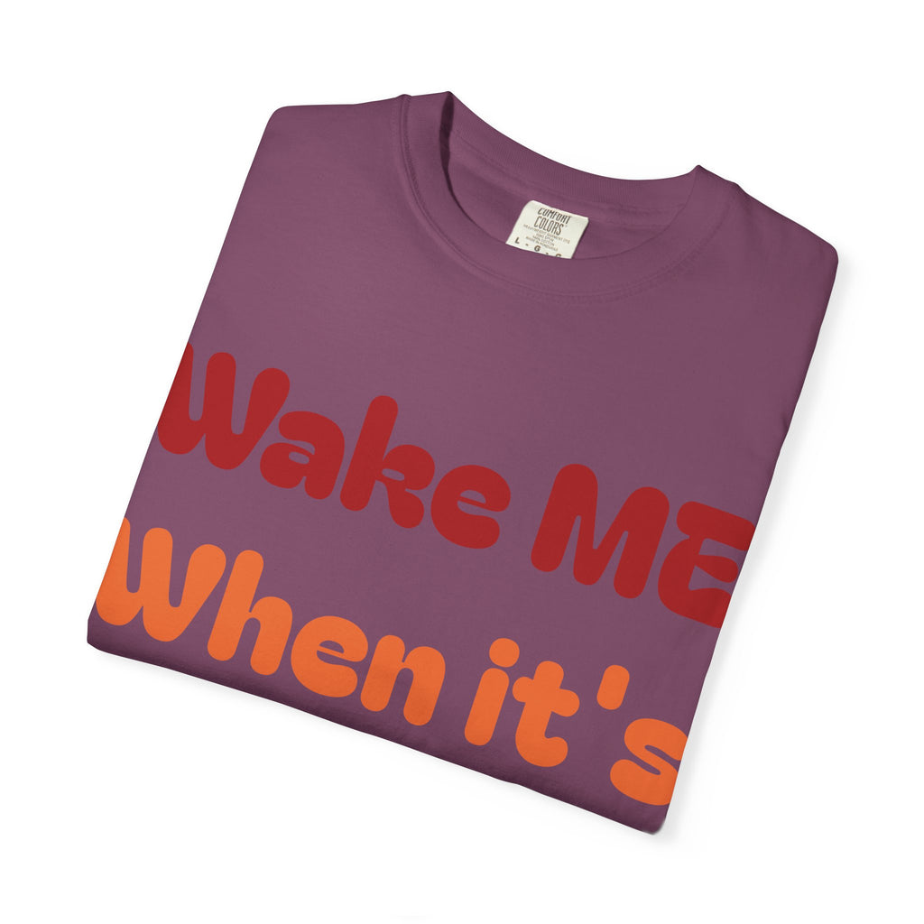 Wake Me When It's Friyay! T-Shirt — 'Midnight Run' Retro Graphic Tee