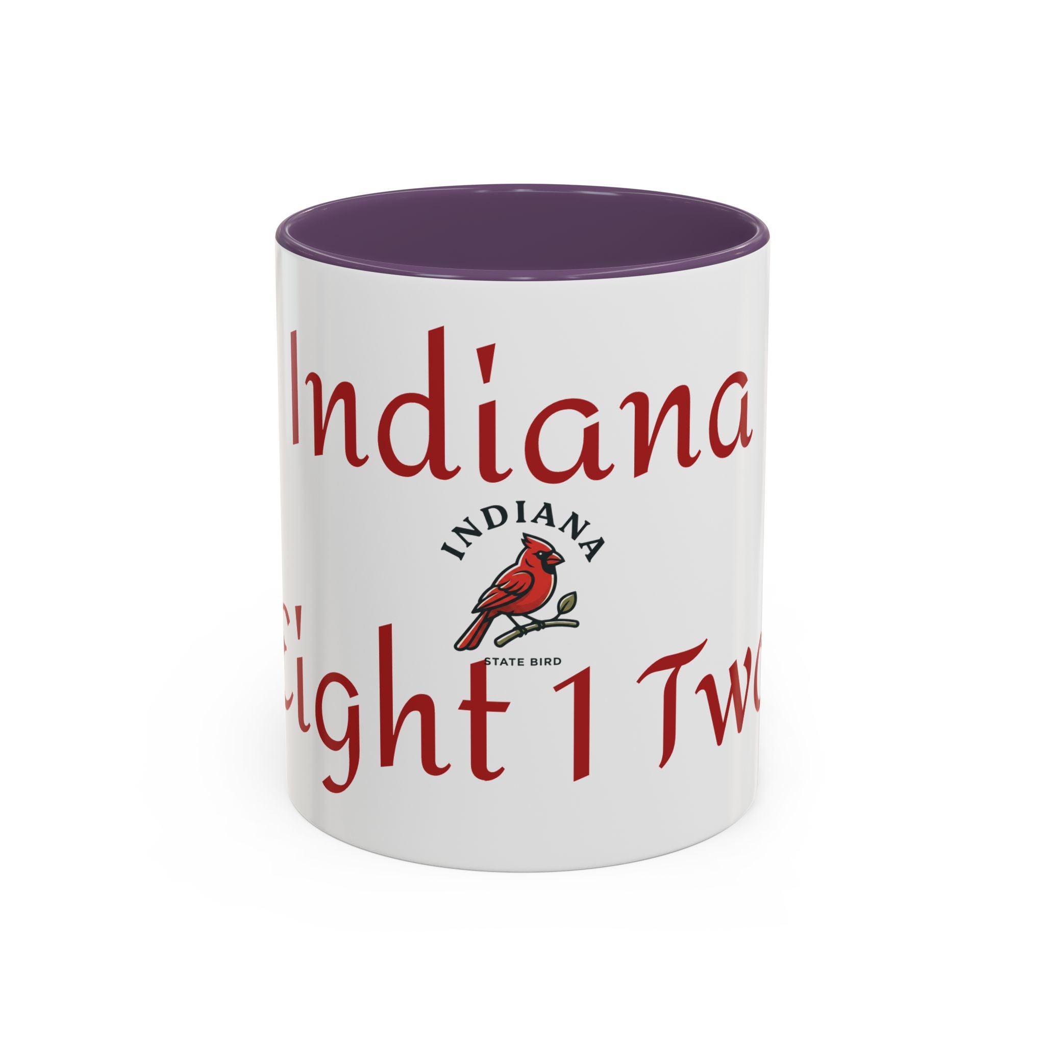 Indiana Cardinal Coffee Mug — State Bird Accent Mug (11/15oz)